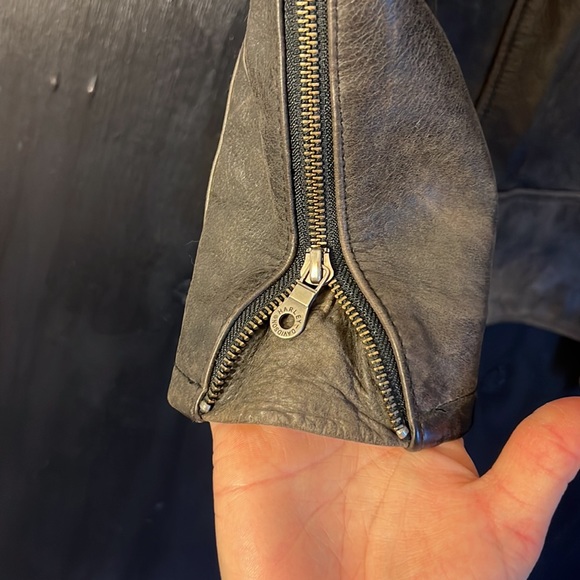 Leather Harley Davidson Motorcycle Jacket Sz L - Picture 4 of 8